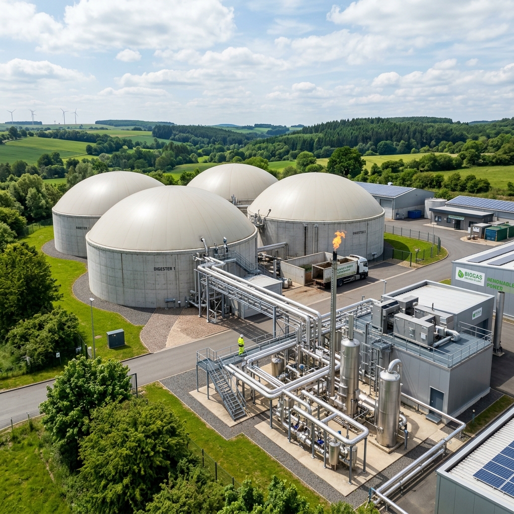 M.M.BIO POWER Commercial Biogas Plant Facility