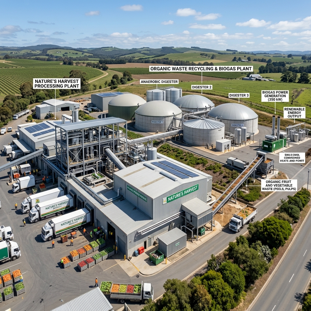 Biogas Plants at Fruit & Vegetable Processing Units