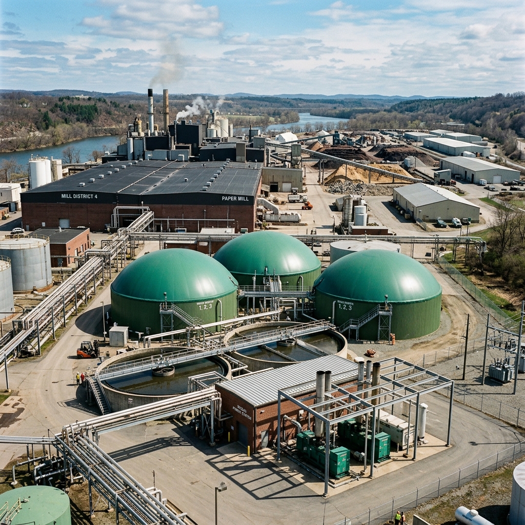 Biogas Plants at Paper Mills